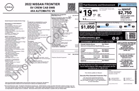 More photos of 2022 Nissan Frontier SV at Auto Boutique Florida, FL