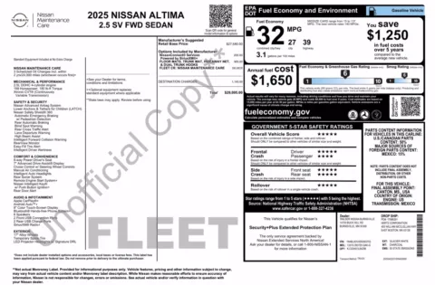 More photos of 2025 Nissan Altima SV at Auto Boutique Florida, FL