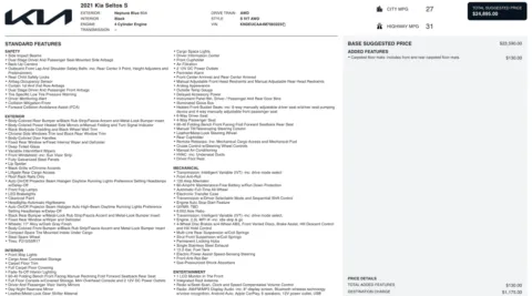 More photos of 2021 Kia Seltos S at Auto Boutique Florida, FL