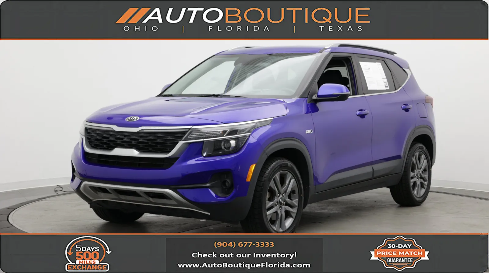 Blue 2021 Kia Seltos S for sale in Jacksonville, FL