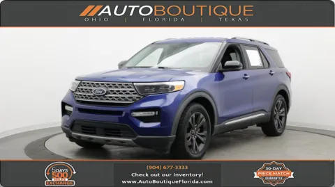 Blue 2021 Ford Explorer Limited for sale in Jacksonville, FL
