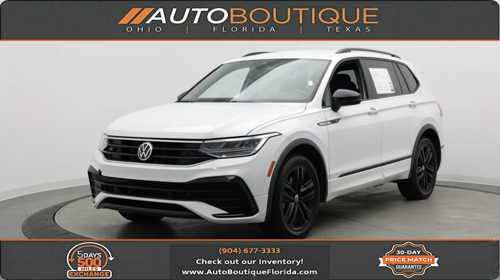 White 2022 Volkswagen Tiguan SE R-Line Black for sale in Jacksonville, FL
