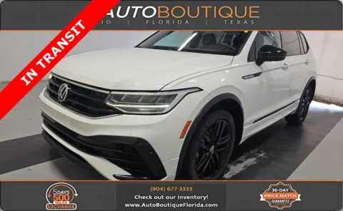 White 2022 Volkswagen Tiguan SE R-Line Black for sale in Jacksonville, FL