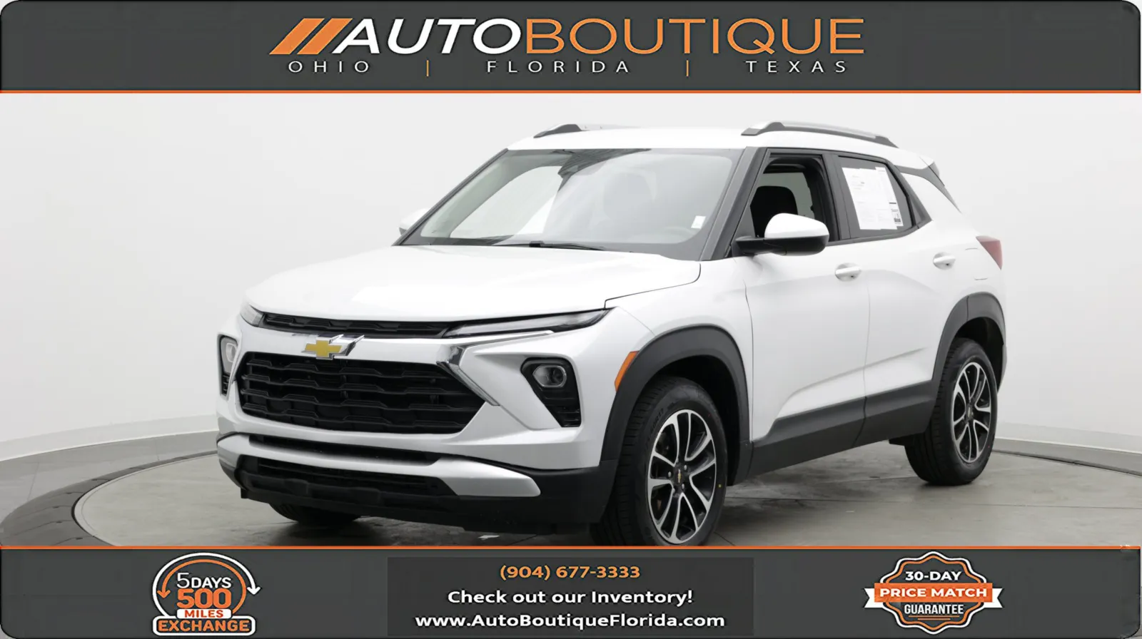 White 2024 Chevrolet Trailblazer LT for sale in Jacksonville, FL