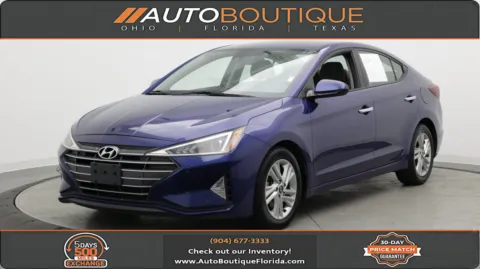 Blue 2020 Hyundai Elantra SEL for sale in Jacksonville, FL
