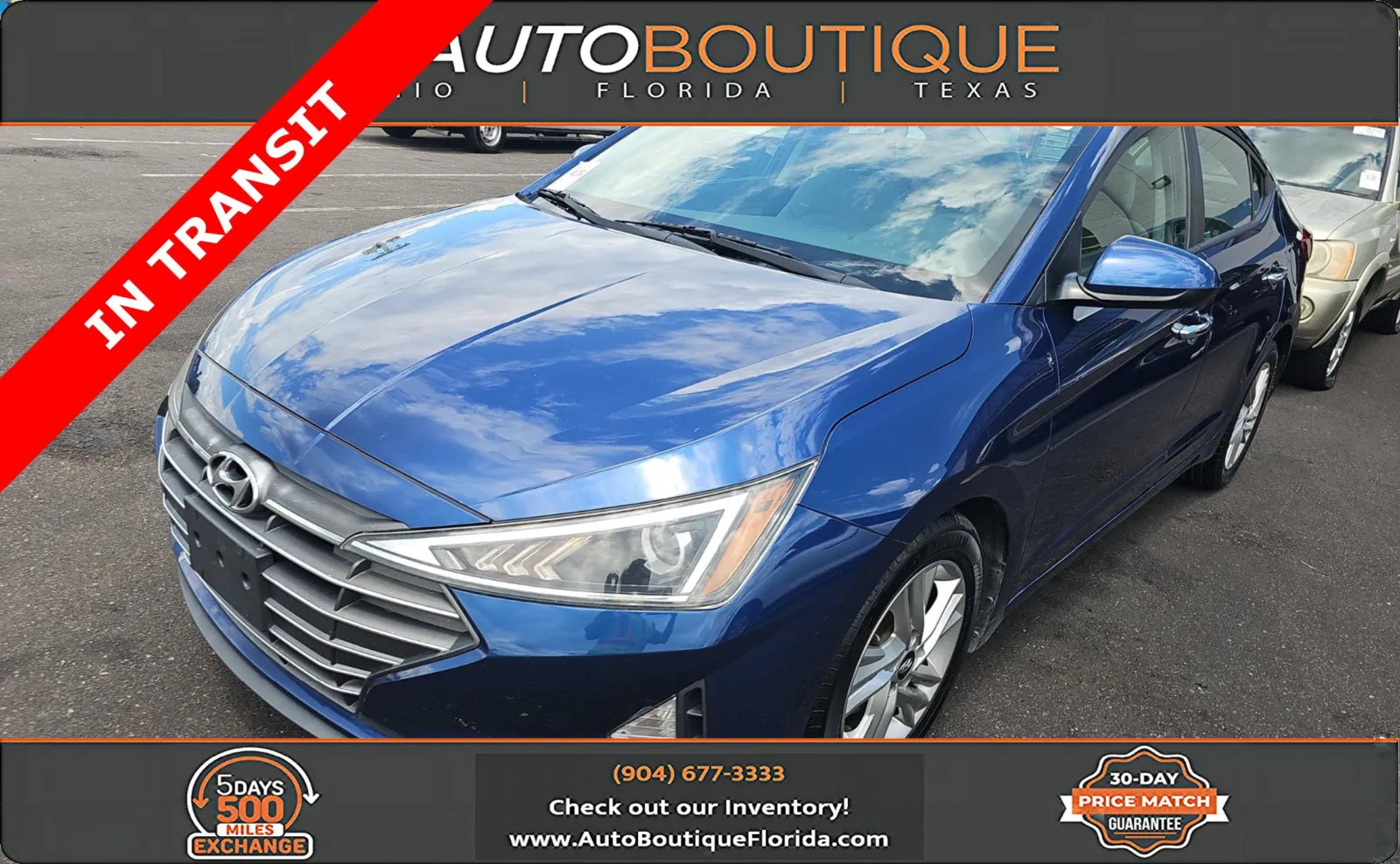 Blue 2020 Hyundai Elantra SEL for sale in Jacksonville, FL