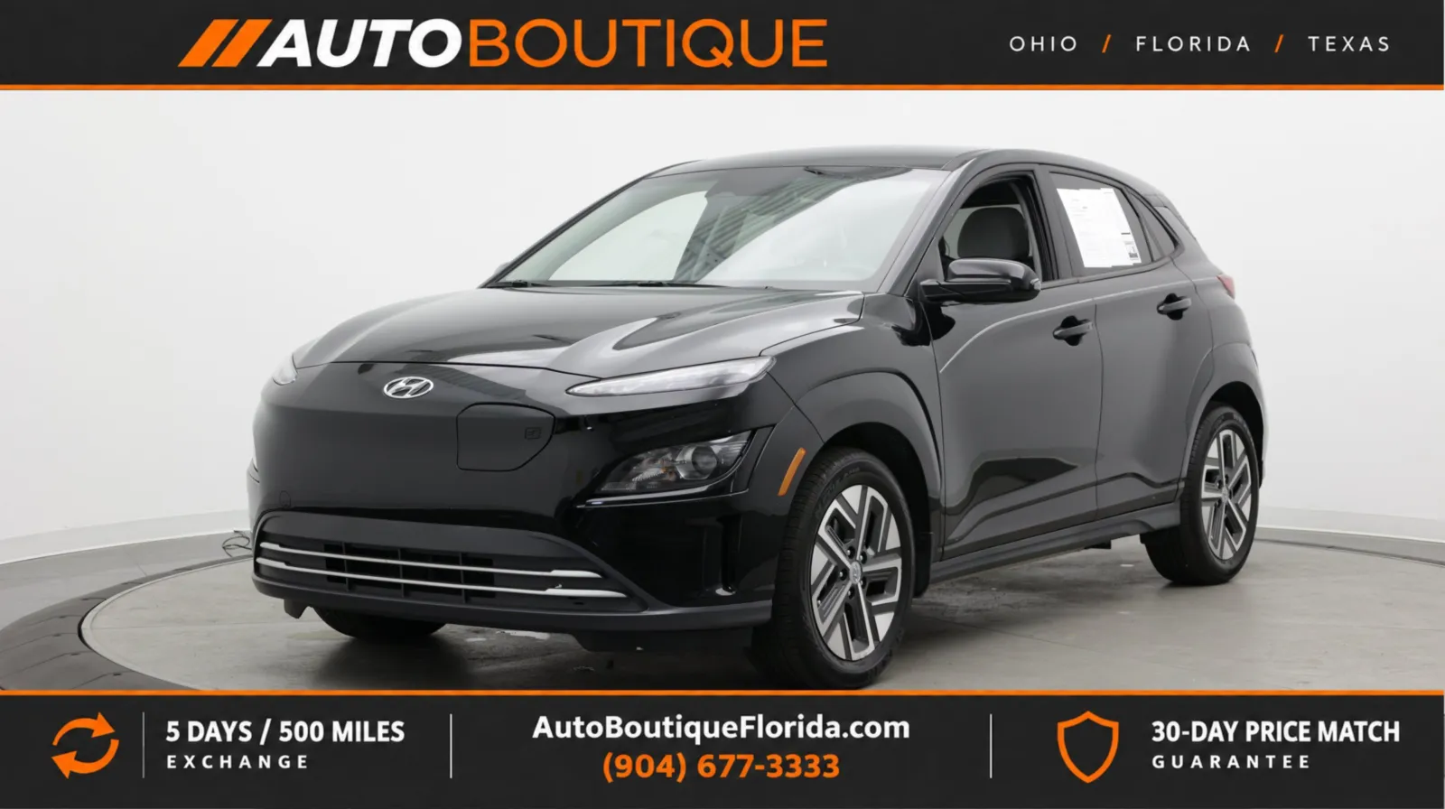 Black 2023 Hyundai Kona Electric SE for sale in Jacksonville, FL