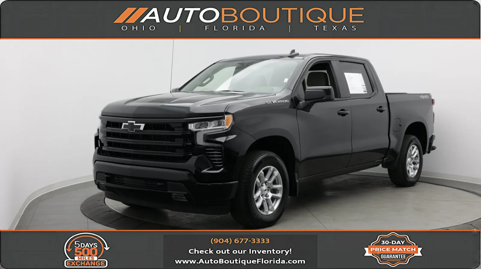 Black 2026 Chevrolet Silverado 1500 RST for sale in Jacksonville, FL