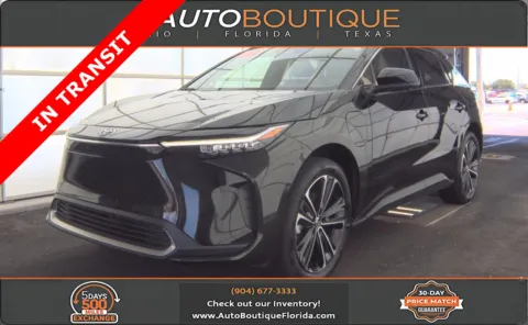 Black 2024 Toyota bZ4X Limited for sale in Jacksonville, FL