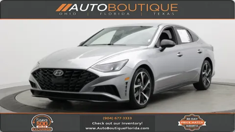 Silver 2021 Hyundai Sonata SEL Plus for sale in Jacksonville, FL