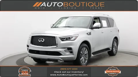 Silver 2021 INFINITI QX80 LUXE for sale in Jacksonville, FL