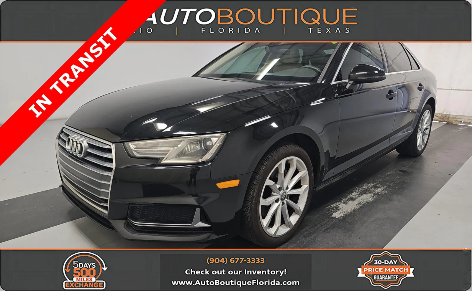 Black 2019 Audi A4 Premium for sale in Jacksonville, FL