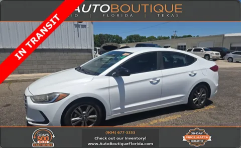 White 2017 Hyundai Elantra SE for sale in Jacksonville, FL