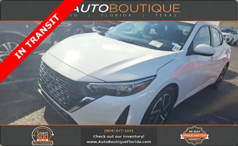 White 2024 Nissan Sentra SV for sale in Jacksonville, FL