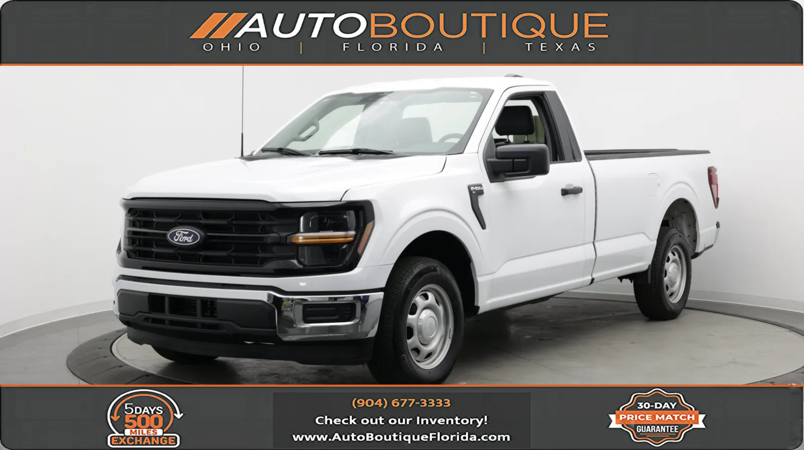 White 2024 Ford F-150 XL for sale in Jacksonville, FL