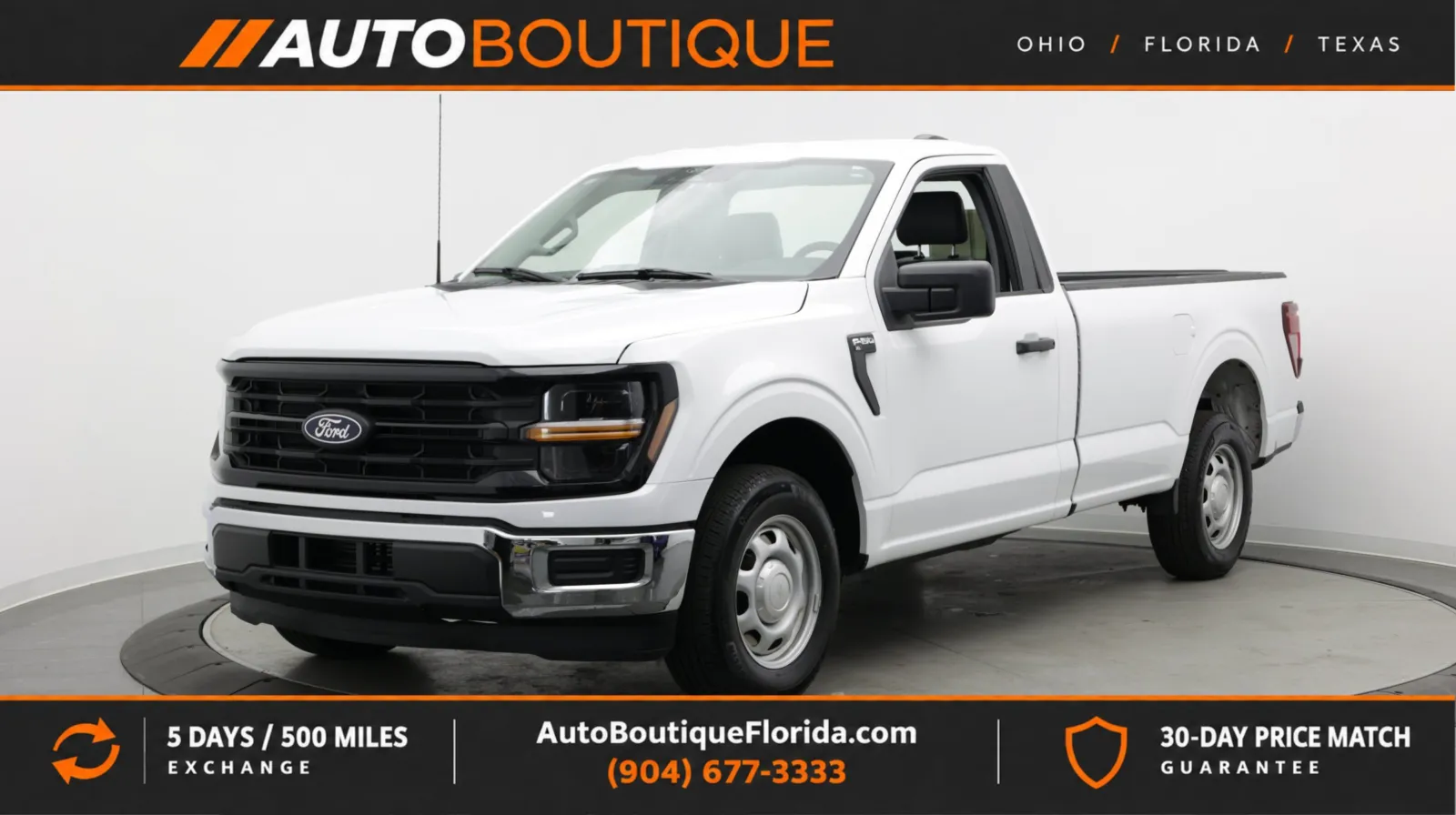 White 2024 Ford F-150 XL for sale in Jacksonville, FL