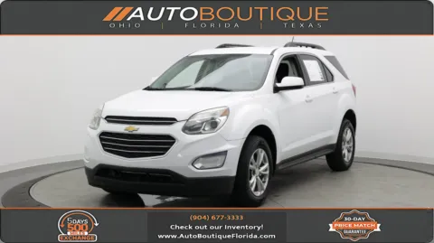 White 2017 Chevrolet Equinox LT for sale in Jacksonville, FL