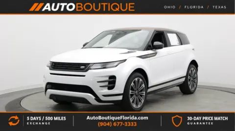 White 2024 Land Rover Range Rover Evoque Dynamic SE for sale in Jacksonville, FL