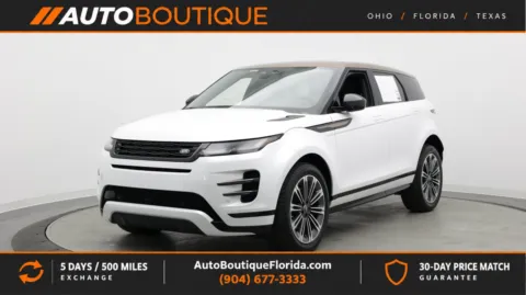 White 2024 Land Rover Range Rover Evoque Dynamic SE for sale in Jacksonville, FL