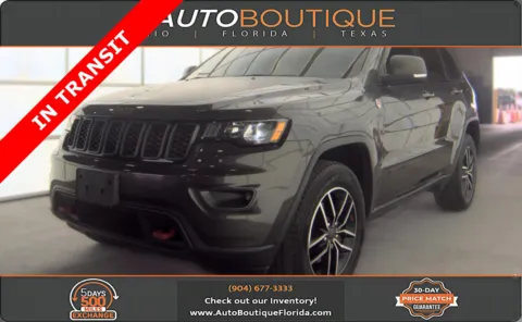 Gray 2020 Jeep Grand Cherokee Trailhawk for sale in Jacksonville, FL