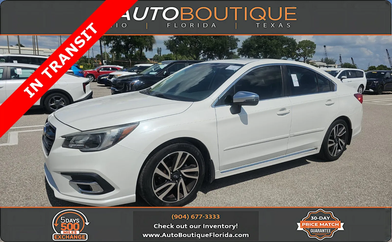 White 2019 Subaru Legacy Sport for sale in Jacksonville, FL