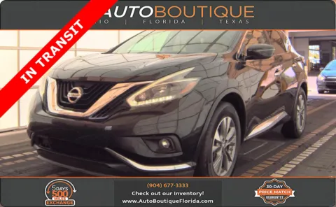 Black 2018 Nissan Murano SV for sale in Jacksonville, FL