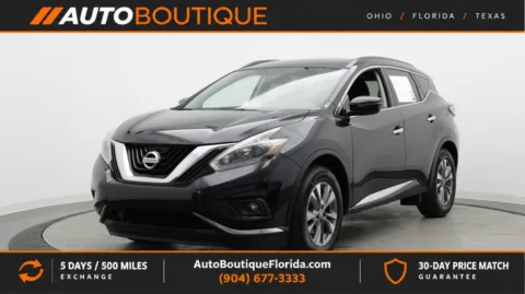 Black 2018 Nissan Murano SV for sale in Jacksonville, FL