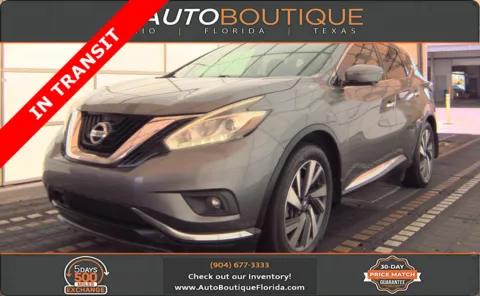 Gray 2017 Nissan Murano Platinum for sale in Jacksonville, FL