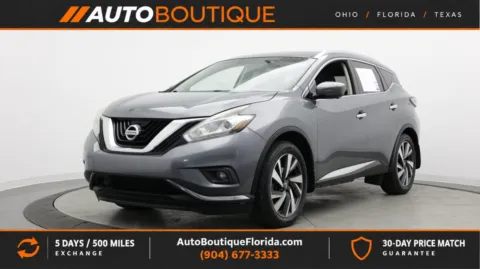 Gray 2017 Nissan Murano Platinum for sale in Jacksonville, FL