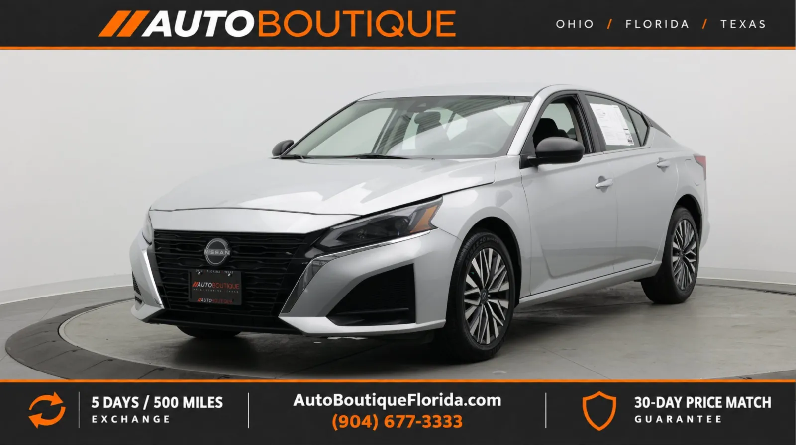Silver 2024 Nissan Altima 2.5 SV for sale in Jacksonville, FL