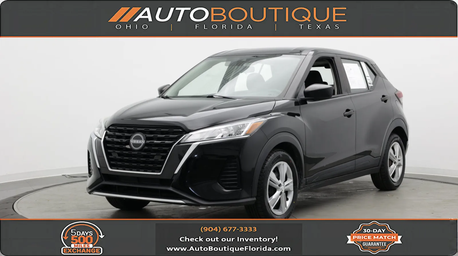 Black 2022 Nissan Kicks S for sale in Jacksonville, FL