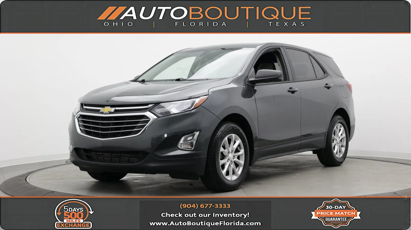 Gray 2019 Chevrolet Equinox LS for sale in Jacksonville, FL