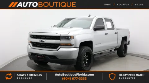 Silver 2018 Chevrolet Silverado 1500 Custom for sale in Jacksonville, FL