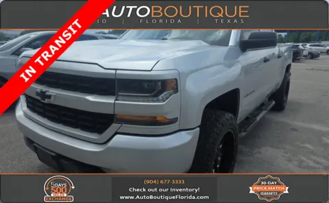 Silver 2018 Chevrolet Silverado 1500 Custom for sale in Jacksonville, FL