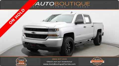 Silver 2018 Chevrolet Silverado 1500 Custom for sale in Jacksonville, FL