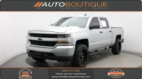 Silver 2018 Chevrolet Silverado 1500 Custom for sale in Jacksonville, FL