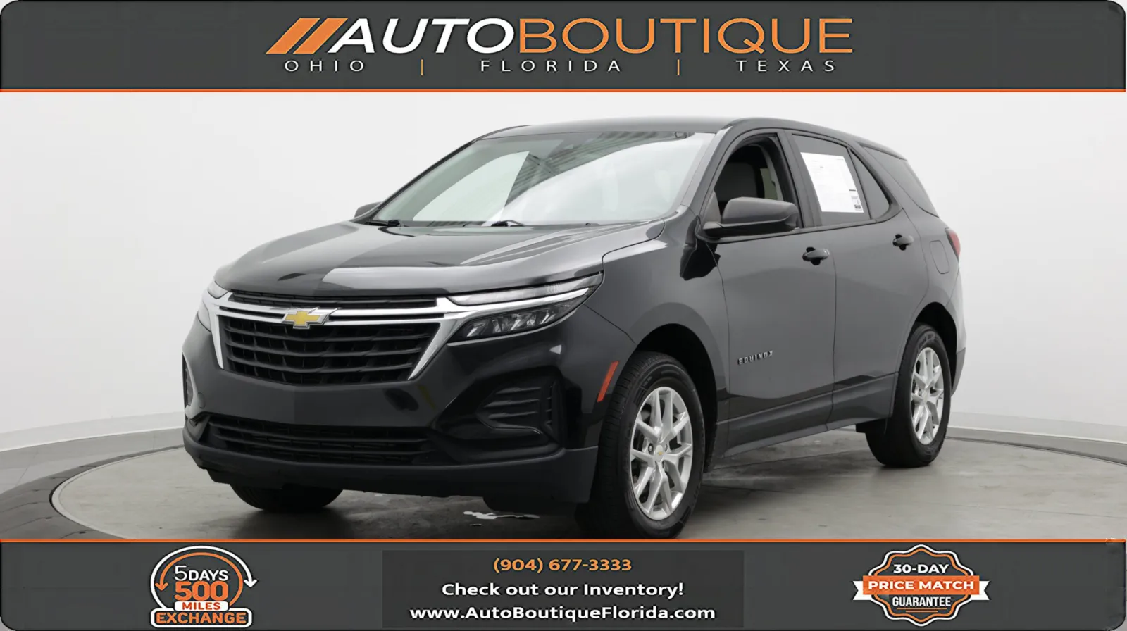Black 2022 Chevrolet Equinox LS for sale in Jacksonville, FL
