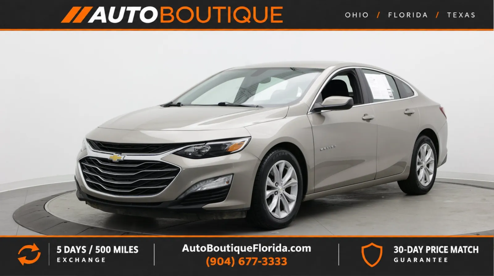 Gray 2022 Chevrolet Malibu LT for sale in Jacksonville, FL