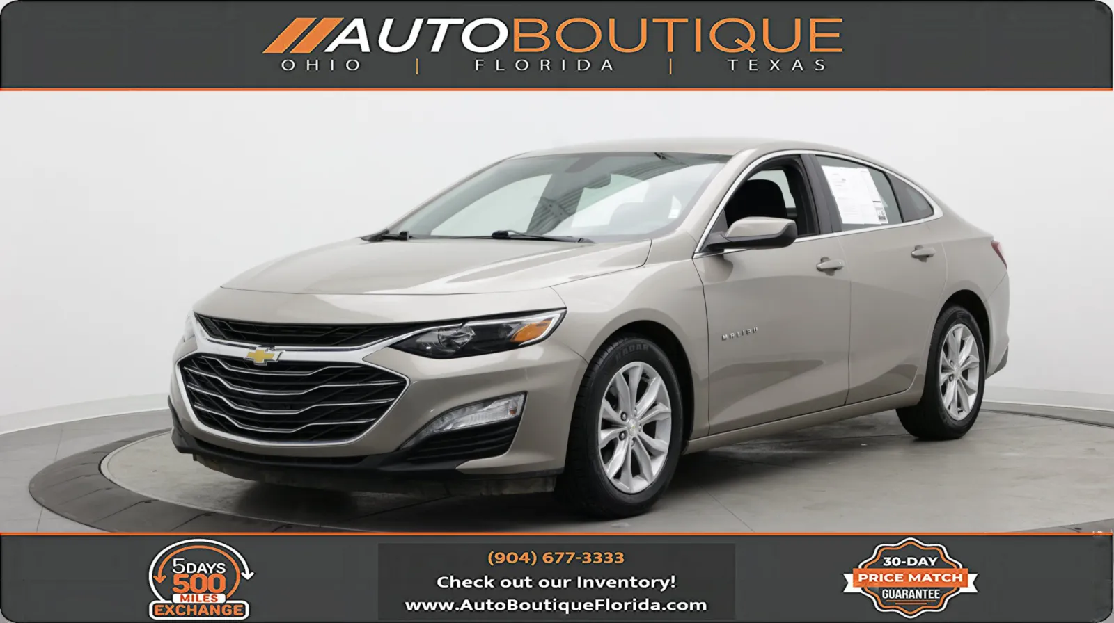 Gray 2022 Chevrolet Malibu LT for sale in Jacksonville, FL
