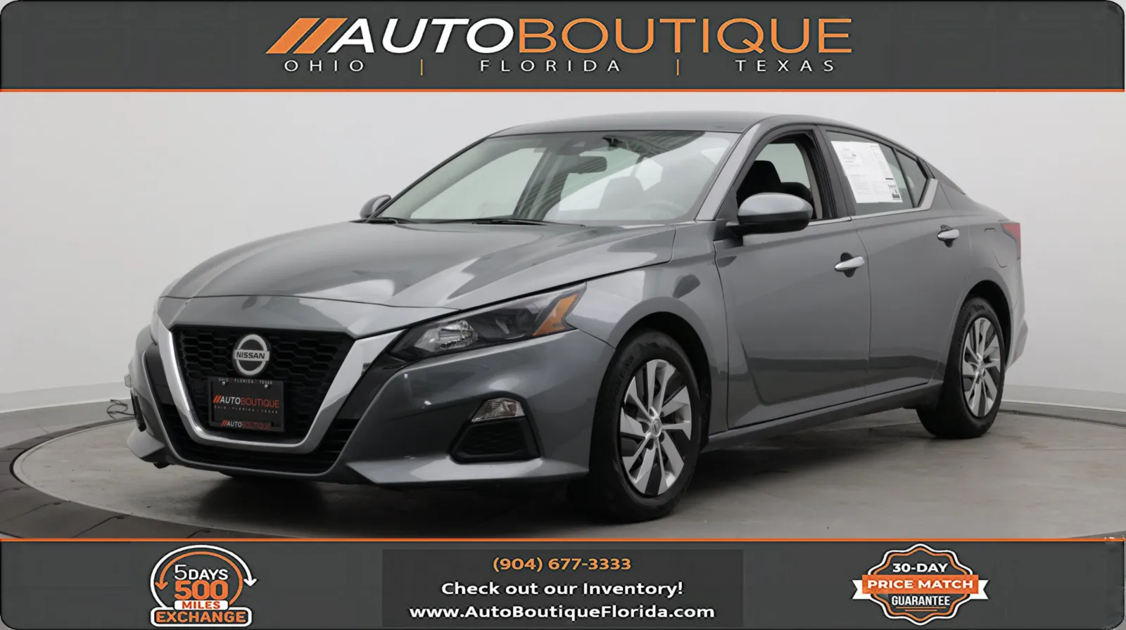 Gray 2022 Nissan Altima 2.5 S for sale in Jacksonville, FL