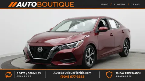 Red 2021 Nissan Sentra SV for sale in Jacksonville, FL