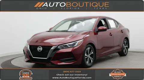Red 2021 Nissan Sentra SV for sale in Jacksonville, FL