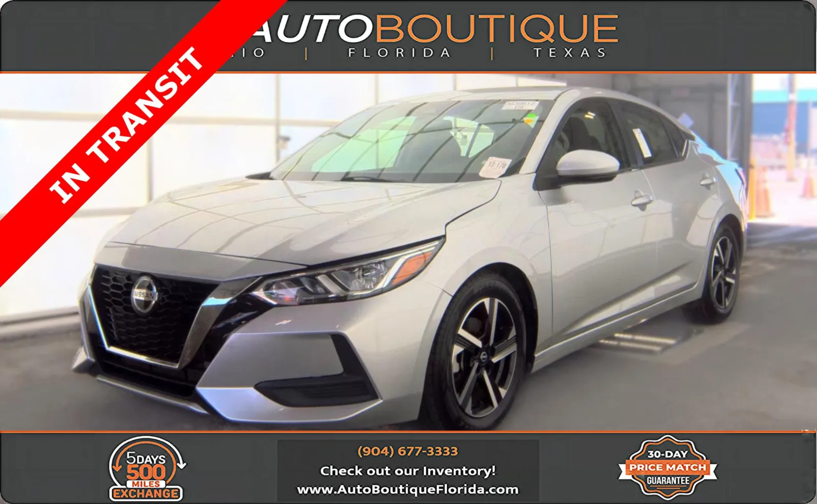 Silver 2021 Nissan Sentra SV for sale in Jacksonville, FL