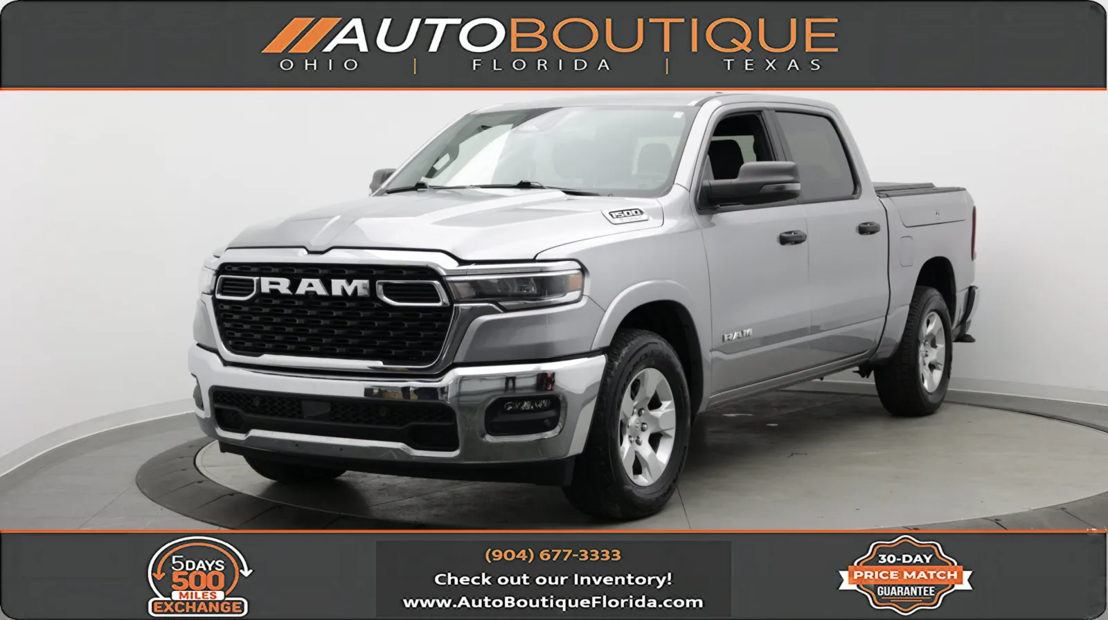 Silver 2025 Ram 1500 Big Horn for sale in Jacksonville, FL