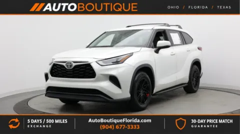 White 2021 Toyota Highlander L for sale in Jacksonville, FL