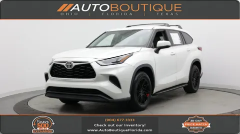 White 2021 Toyota Highlander L for sale in Jacksonville, FL
