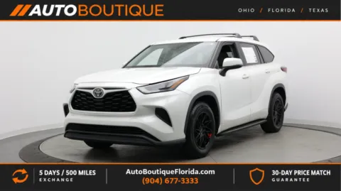 White 2021 Toyota Highlander L for sale in Jacksonville, FL