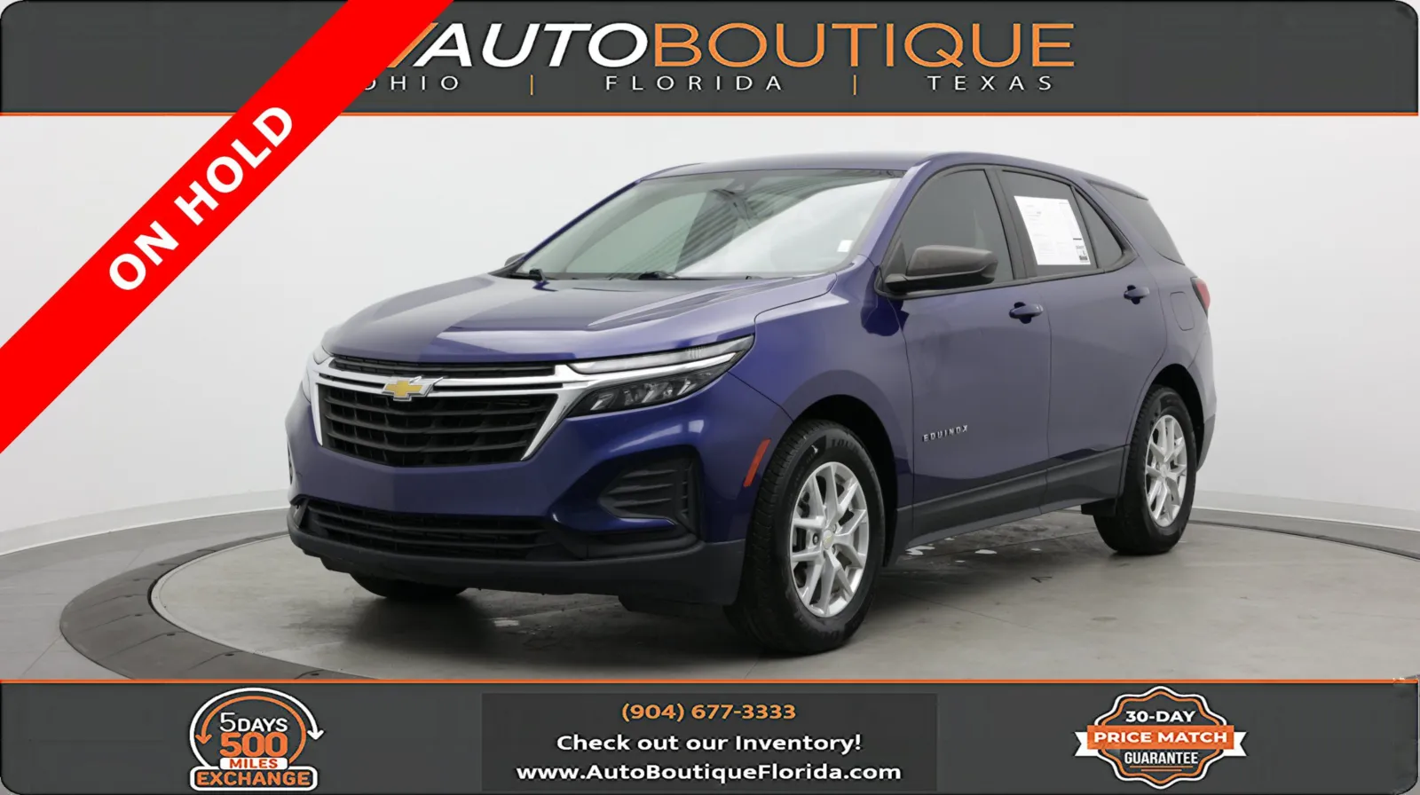 Blue 2022 Chevrolet Equinox LS for sale in Jacksonville, FL