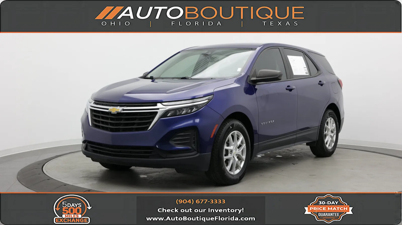 Blue 2022 Chevrolet Equinox LS for sale in Jacksonville, FL