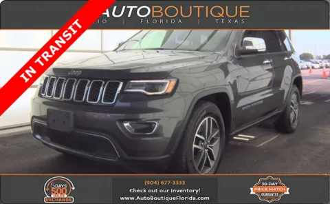 Gray 2020 Jeep Grand Cherokee Limited for sale in Jacksonville, FL
